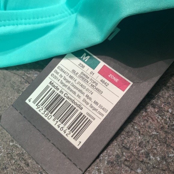 NWT-Mossimo triangle bikini top - Picture 2 of 8